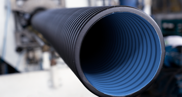 corrugated-pipe-blue